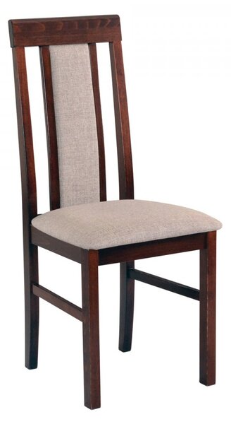 Jídelní židle JARMILA 2 - ořech / šedobéžová