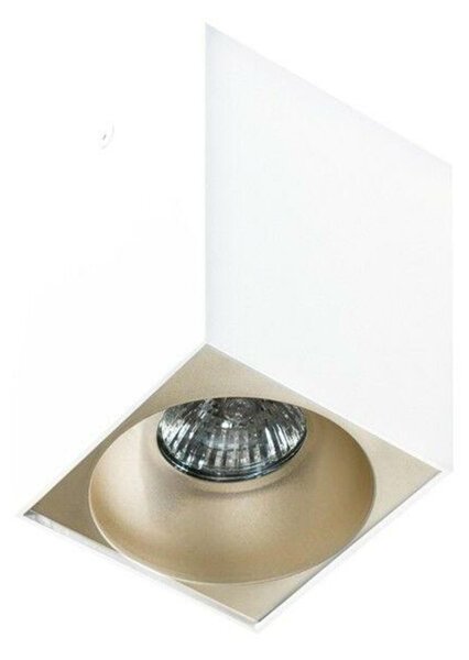 Stropní bodové přisazené svítidlo AZzardo Hugo white AZ0827 GU10 1x50W IP20 9,5cm hranaté bílé