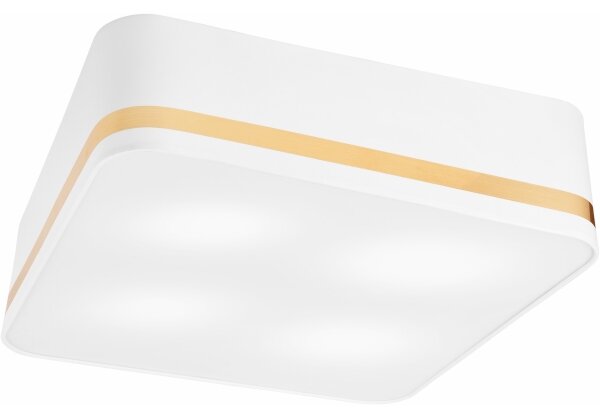 Stropní svítidlo SIRJA SQUARE 4xE27/60W/230V 45x45 cm bílá