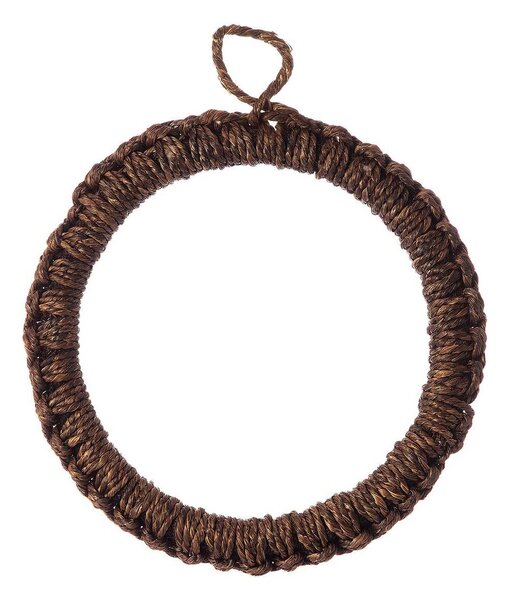 Přírodní podložka pod hrnec Rattan Dark Brown 24cm Ernst