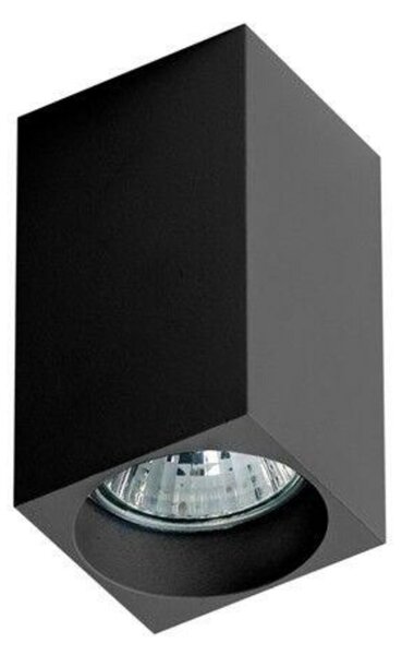 Stropní bodové přisazené svítidlo AZzardo Mini Square black AZ1382 GU10 1x50W IP20 5,6cm hranaté černé
