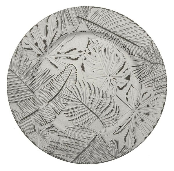 Mělký talíř Versa Listy Plastické 33 x 33 cm