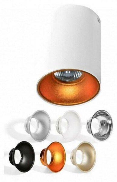 Stropní bodové přisazené svítidlo AZzardo Remo white AZ0819 GU10 1x50W IP20 9,5cm kulaté bílé