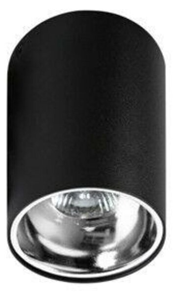 Stropní bodové přisazené svítidlo AZzardo Remo black AZ0818 GU10 1x50W IP20 9,5cm kulaté černé