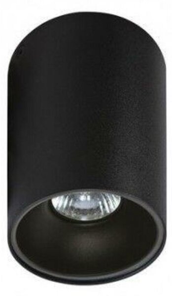 Stropní bodové přisazené svítidlo AZzardo Remo black AZ0818 GU10 1x50W IP20 9,5cm kulaté černé
