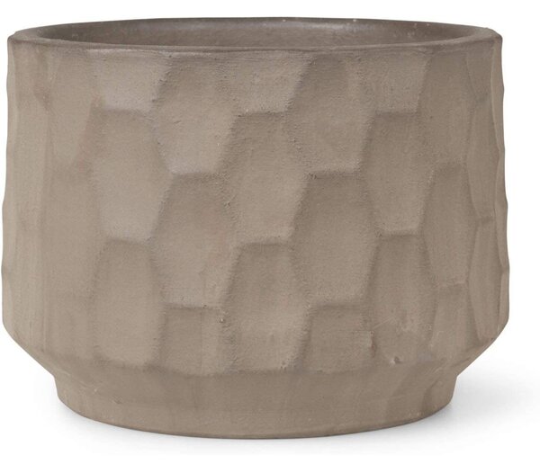 Kameninový květináč Gro Brown Sand 26,5 cm Kähler