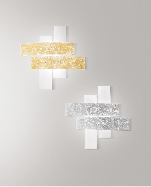Gea Luce LARA P P arg - Stropní svítidlo LARA 2xE27/52W/230V 50 cm stříbrná