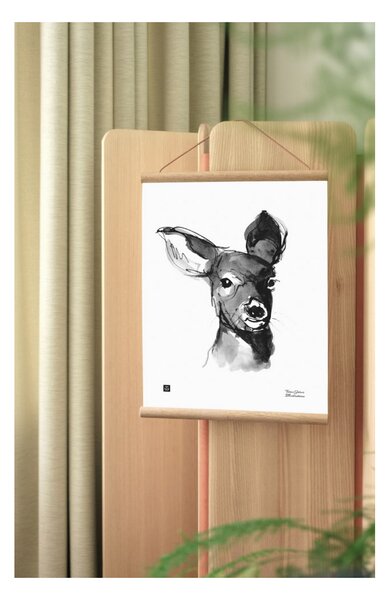 Plakát Charming Deer 30x40 cm Teemu Järvi Illustrations