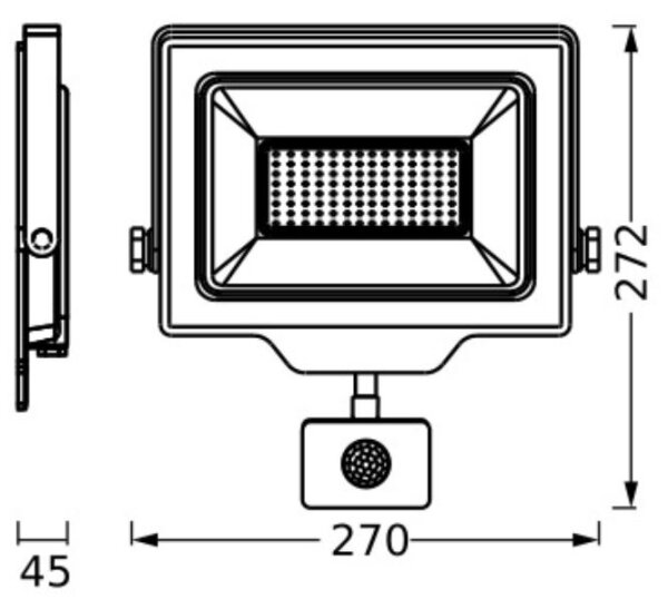 Ledvance - LED Venkovní reflektor se senzorem FLOODLIGHT LED/100W/230V IP44