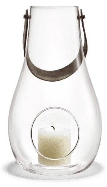 Skleněná lucerna Design With Light Clear 29 cm Holmegaard