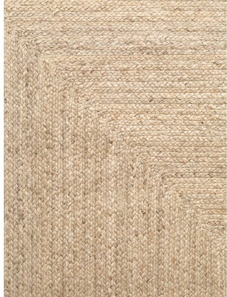 Oboustranný/ručně tkaný jutový koberec ve světle přírodní barvě 80x150 cm Juno – Hanse Home