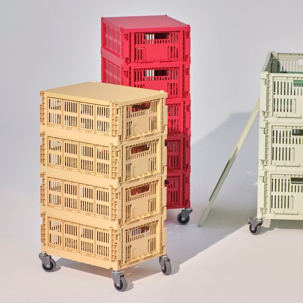 HAY Úložný box Colour Crate, Medium, Red