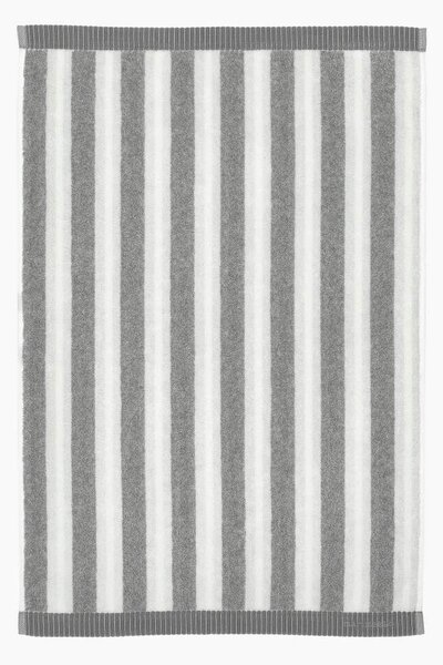 Bavlněný ručník Kaksi Raitaa Grey 50x70 cm Marimekko