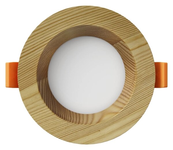 APLED - LED Podhledové RONDO WOODLINE LED/3W/230V 3000K pr. 9 cm borovice masiv