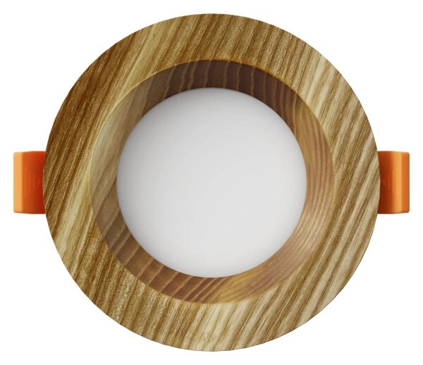 APLED - LED Podhledové RONDO WOODLINE LED/3W/230V 4000K pr. 9 cm jasan masiv