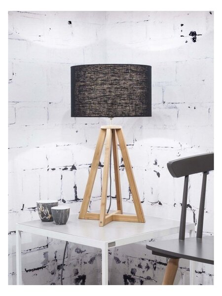 Stolní lampa Everest Bamboo Linen Black it's about RoMi