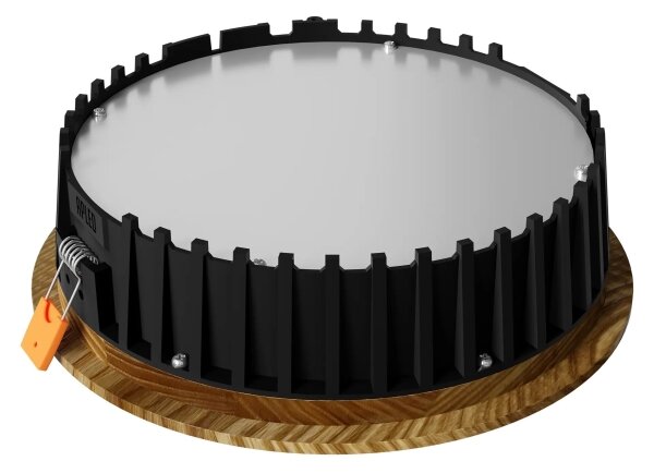 APLED - LED Podhledové RONDO WOODLINE LED/6W/230V 4000K pr. 15 cm jasan masiv