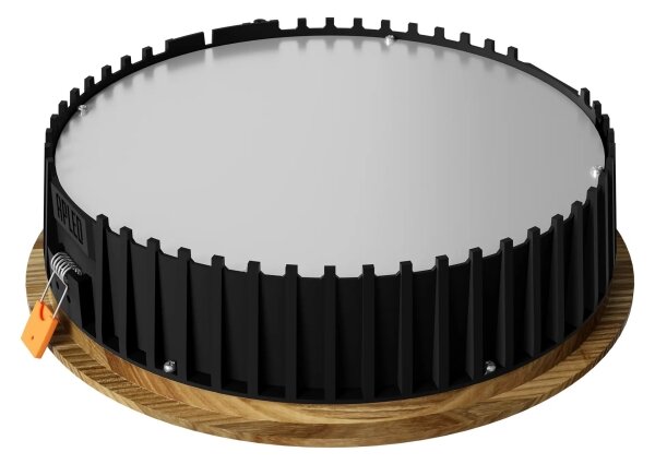 APLED - LED Podhledové RONDO WOODLINE LED/18W/230V 3000K pr. 26 cm jasan masiv