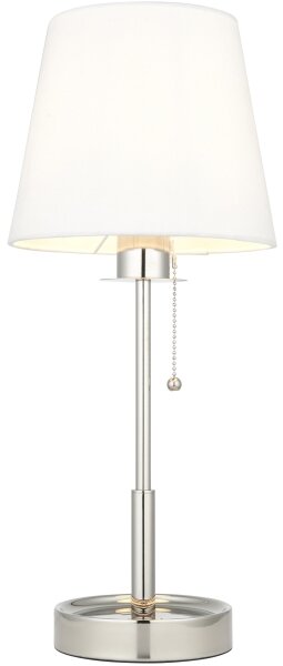 Endon 99596 - Stolní lampa 1xE27/10W/230V bílá/lesklý chrom