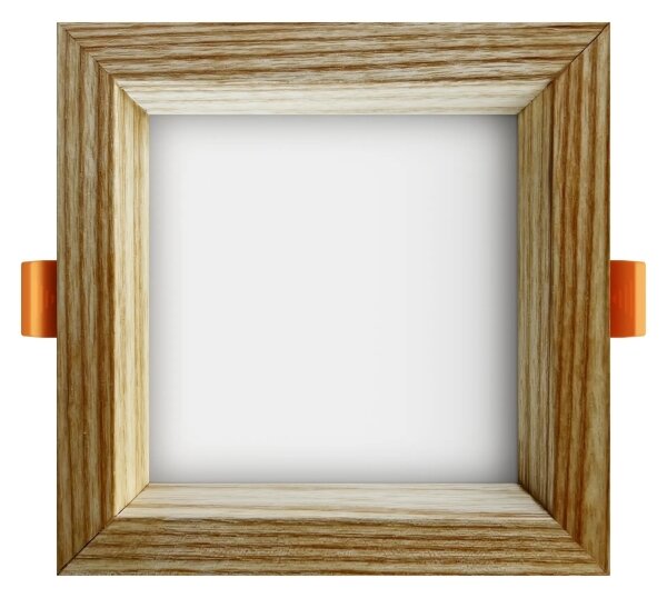 APLED - LED Podhledové SQUARE WOODLINE LED/6W/230V 4000K 12x12 cm jasan masiv