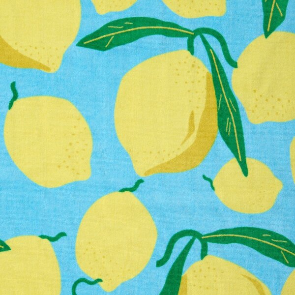 Bavlněná plážová osuška 92x180 cm Lemons Lounger – Catherine Lansfield