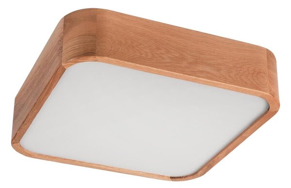 Stropní svítidlo OAK SQUARE 2xE27/15W/230V 35x35 cm dub
