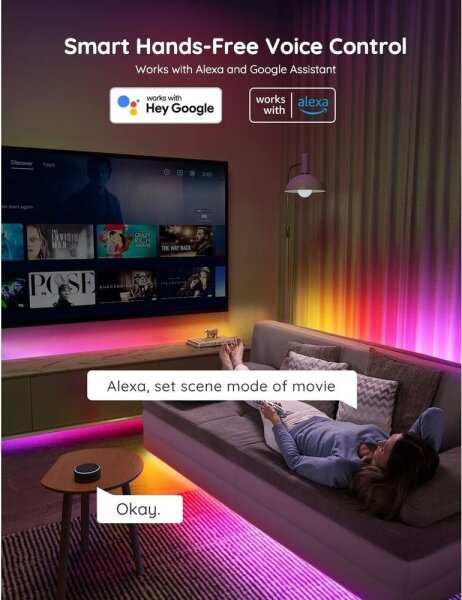 Govee - Wi-Fi RGBIC Smart PRO LED pásek 5m