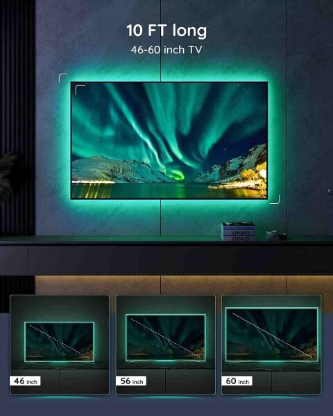 Govee - TV 46-60" SMART LED podsvícení RGB + dálkové ovládání