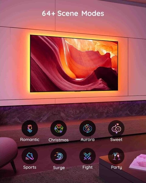 Govee - TV 46-60" SMART LED podsvícení RGB + dálkové ovládání