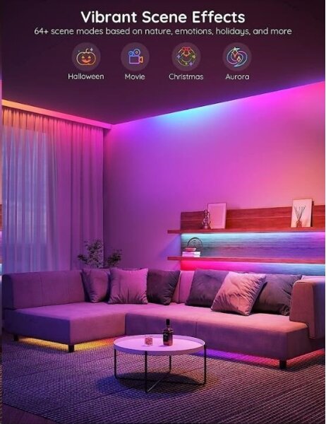 Govee - Wi-Fi RGBIC Smart PRO LED pásek 5m