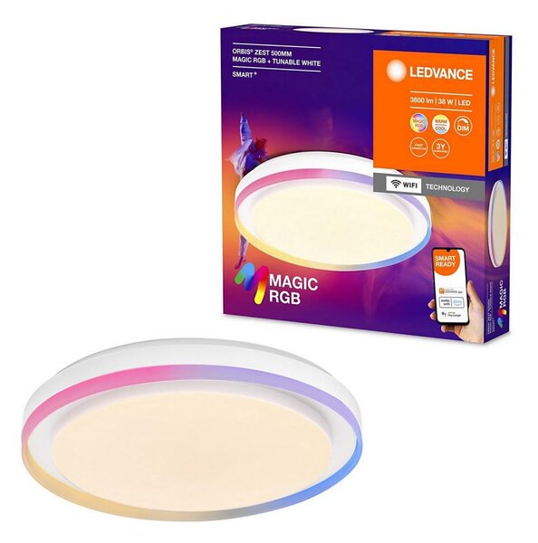 Ledvance - LED RGBW Stmívatelné stropní svítidlo SMART+ MAGIC LED/38W/230V Wi-Fi