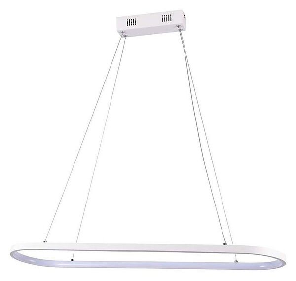 LED Lustr na lanku LED/24W/230V 3000K bílá