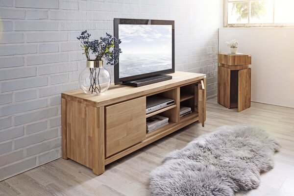 NÍZKÁ KOMODA, dub, 150/50/40 cm Linea Natura - TV stolky & komody pod TV