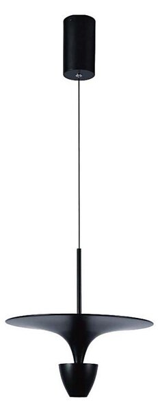 LED Lustr na lanku LED/9W/230V 3000K černá