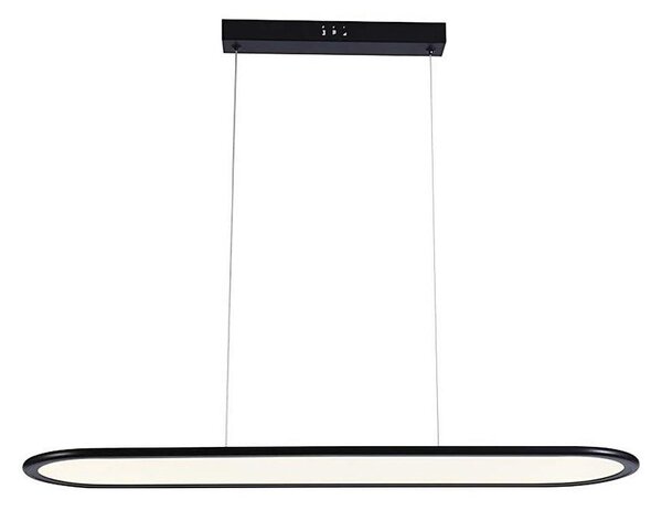 LED Lustr na lanku LED/24W/230V 3000K černá