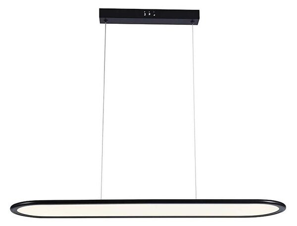 LED Lustr na lanku LED/24W/230V 4000K černá