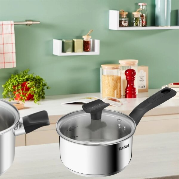 Tefal - Sada hrnců 3 ks DELICIOUS nerez
