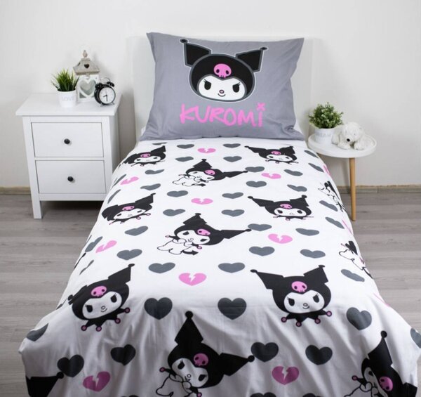 Jerry Fabrics Povlečení Kuromi HK065 140x200, 70x90 cm