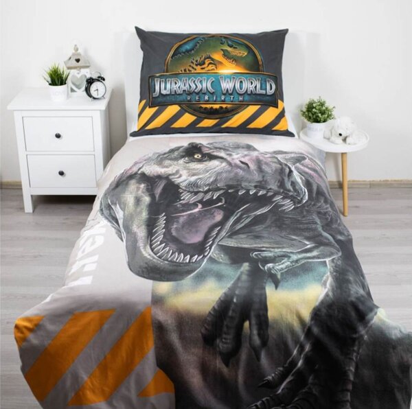 Jerry Fabrics Povlečení Jurský svět T.rex 140x200, 70x90 cm