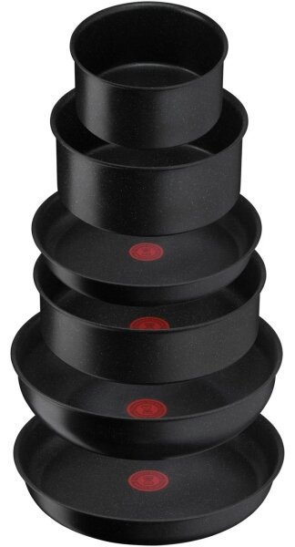 Tefal - Sada nádobí 7 ks INGENIO BLACK STONE
