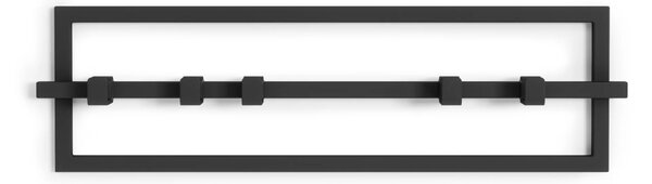 Kovový věšák Cubiko 5 háčků Black Umbra