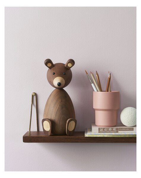 Dřevěný medvídek Mama Bear Walnut Lucie Kaas
