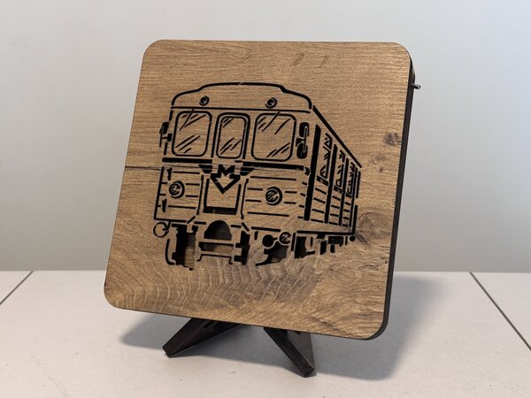 "Metro" lampa 19x19cm provedení povrchu: dub