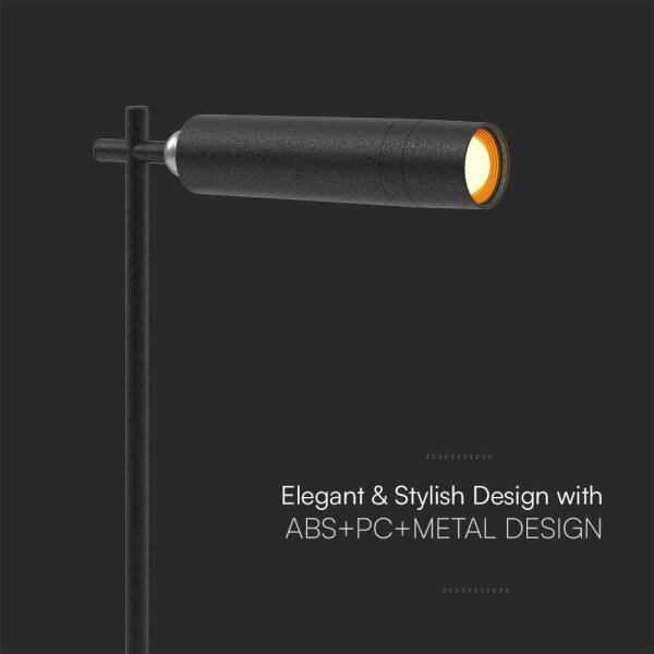 LED Stmívatelná magnetická stolní lampa LED/3W/5V 4000K 1500 mAh černá