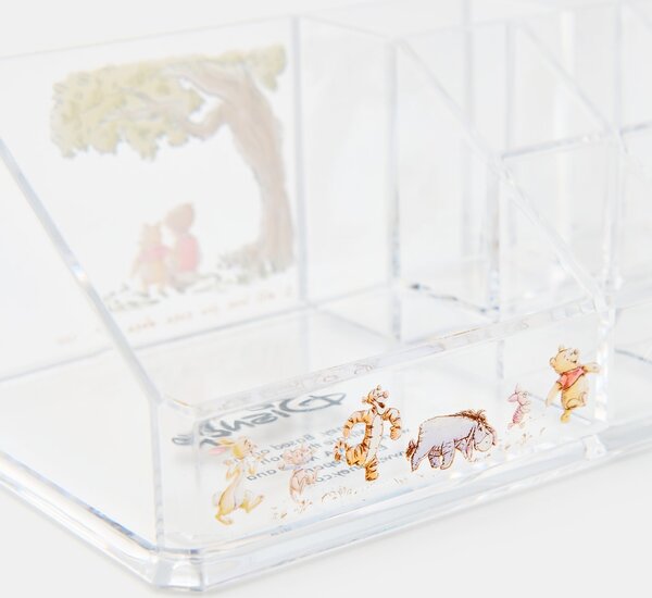Sinsay - Transparentní organizér na kosmetiku s přihrádkami Winnie The Pooh - clear