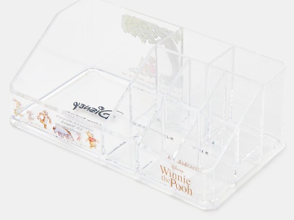 Sinsay - Transparentní organizér na kosmetiku s přihrádkami Winnie The Pooh - clear