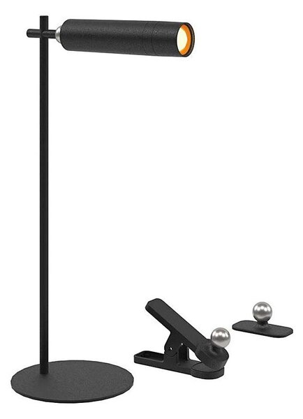LED Stmívatelná magnetická stolní lampa LED/3W/5V 4000K 1500 mAh černá