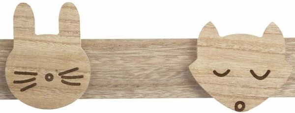 Zvířecí dětský věšák, 55 cm, zvířecí motiv