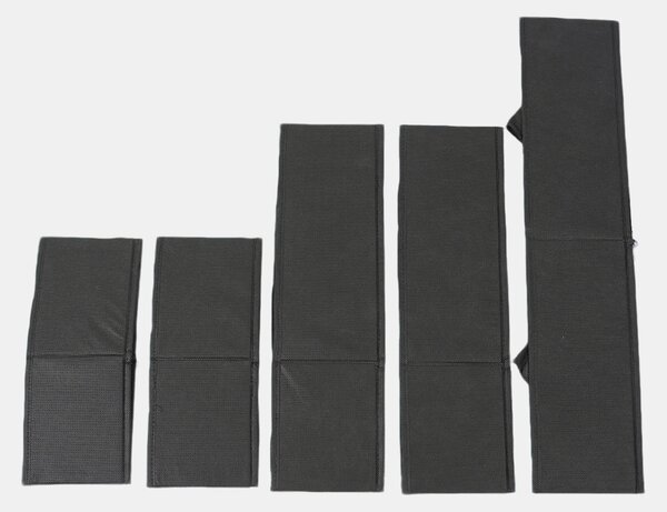 Sinsay - 5 pack skládacích organizérů do skříně - černá