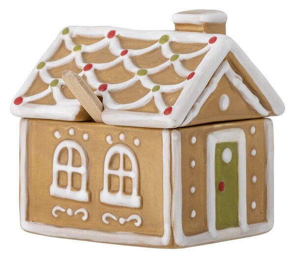 Keramická dóza Ginnie Gingerbread Bloomingville